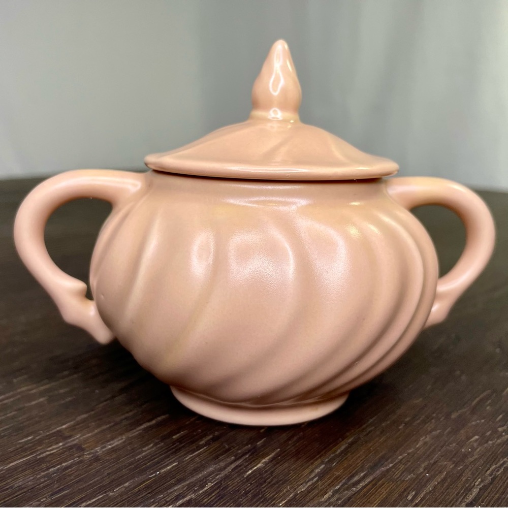 Franciscan Ware 5" Sugar Bowl Muted Pink Peach